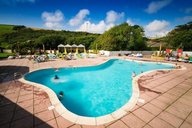 Newquay Bay Porth Caravan Hotel Bagian luar foto